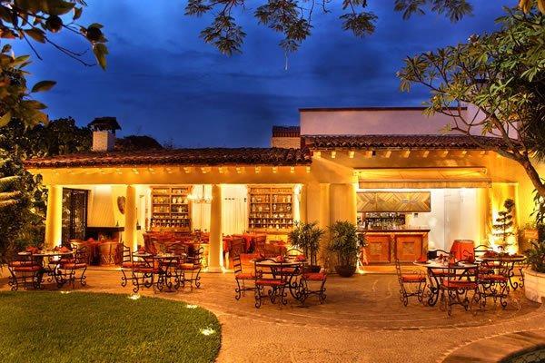 Hotel Boutique La Casa Azul Cuernavaca Restaurante foto